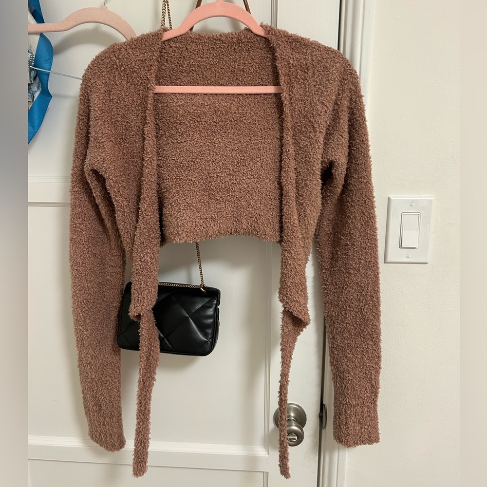 Skim’s soft lounge shrug light brown